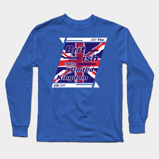 British Flag Long Sleeve T-Shirt by TomCage